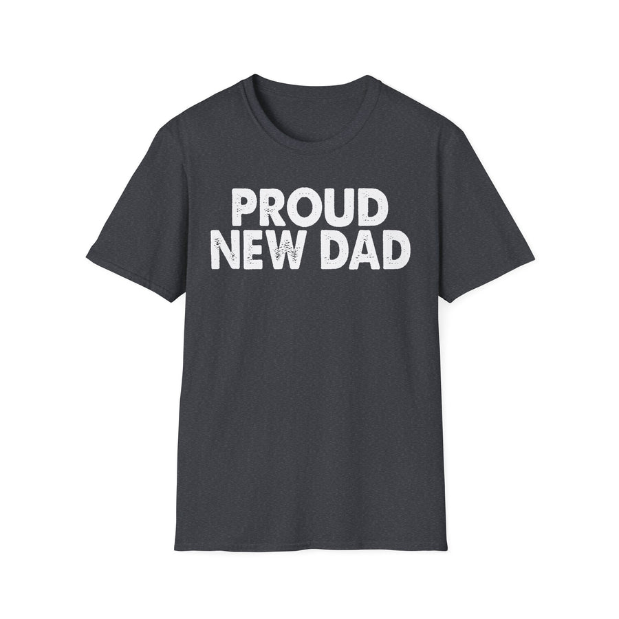 Black PROUD NEW DAD T-Shirt