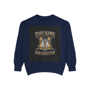 King of the Game Sweatshirt, Unisex Chess Apparel, Gift for Game Lovers, Casual Streetwear, New Generation Style