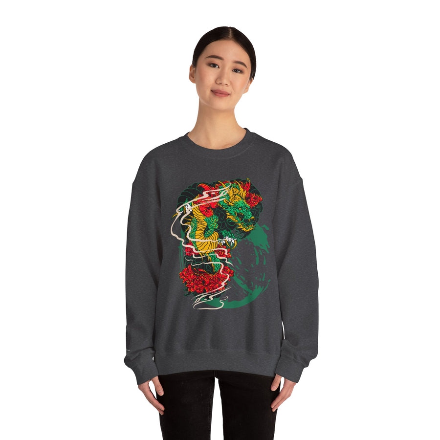Vibrant Unisex Crewneck Sweatshirt with Unique Artwork, Cozy Gift for Art Lovers, Statement Apparel, Ideal for Casual Wear, Unisex Sweater