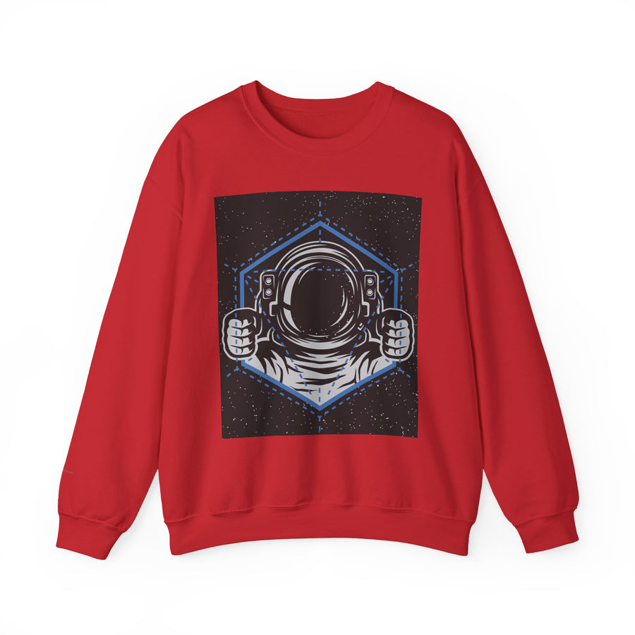 Cosmic Vibes Sweatshirt | Unisex Space Themed Crewneck | Perfect for Astronaut Lovers, Unique Gift, Casual Wear, Cozy Style