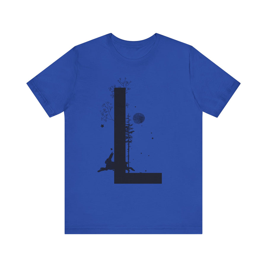 Artistic Letter L Tee for Creative Souls, Unisex Graphic Shirt, Comfortable Casual Wear, Perfect Gift for Art Lovers, Ideal for [...]