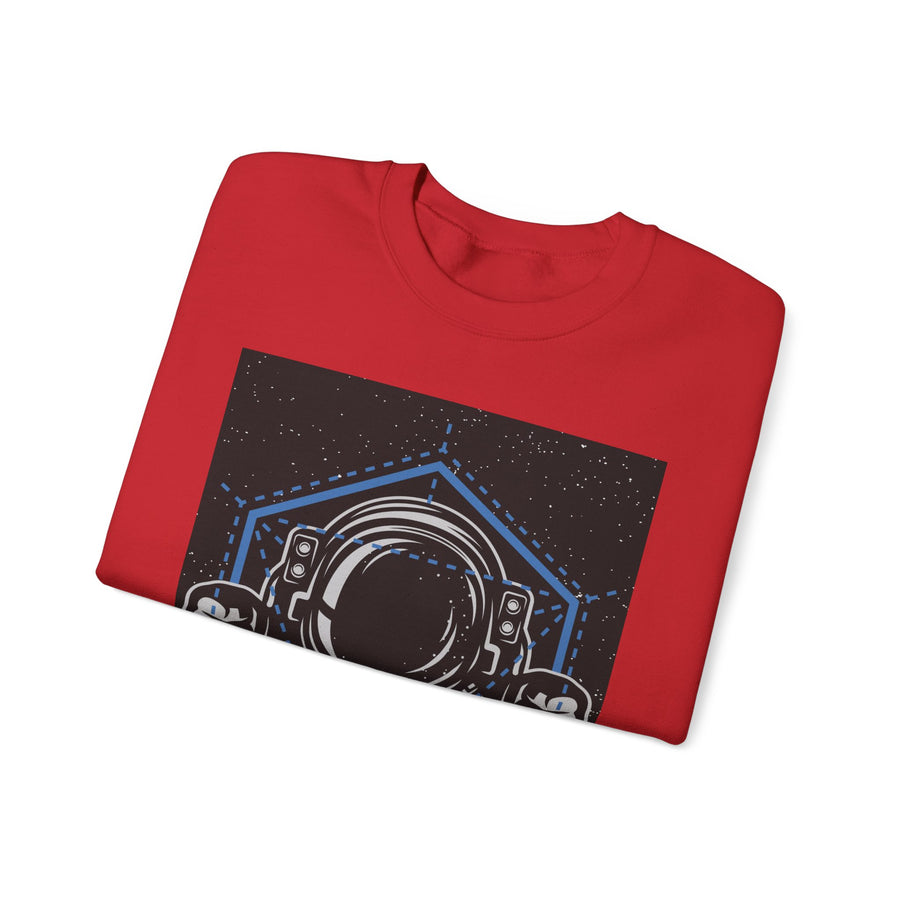Cosmic Vibes Sweatshirt | Unisex Space Themed Crewneck | Perfect for Astronaut Lovers, Unique Gift, Casual Wear, Cozy Style