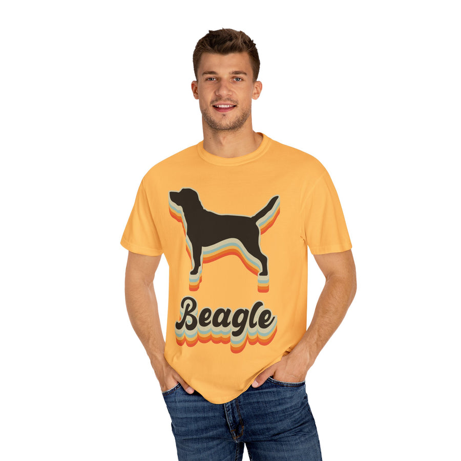 Retro Beagle Lover T-Shirt, Unisex Pet Lover Tee, Dog Themed Gift, Vintage Dog Graphic Shirt, Animal Enthusiast Apparel