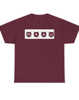 Playful Cat-Themed Unisex Heavy Cotton Tee, Funny Animal Shirt, Gift for Cat Lovers, Casual Wear, Perfect for Birthdays or Holidays