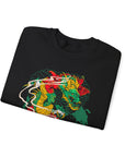 Vibrant Unisex Crewneck Sweatshirt with Unique Artwork, Cozy Gift for Art Lovers, Statement Apparel, Ideal for Casual Wear, Unisex Sweater
