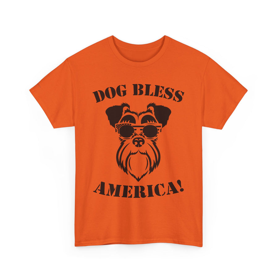 Dog Bless America Tee, Funny Dog Lover Shirt, Pet Owner Gift, Unisex Graphic Tee, Animal Lover Apparel, Casual Cotton T-Shirt