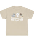 Puppies Please Unisex Heavy Cotton Tee, Cute Dog Lover T-Shirt, Pet Adoption Awareness Shirt, Gift for Dog Lovers, Fun Everyday Wear