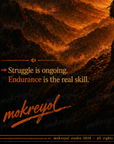Haitian Proverb Wall Art Print – “Dèyè Mòn Gen Mòn” – Motivational Mountain Poster