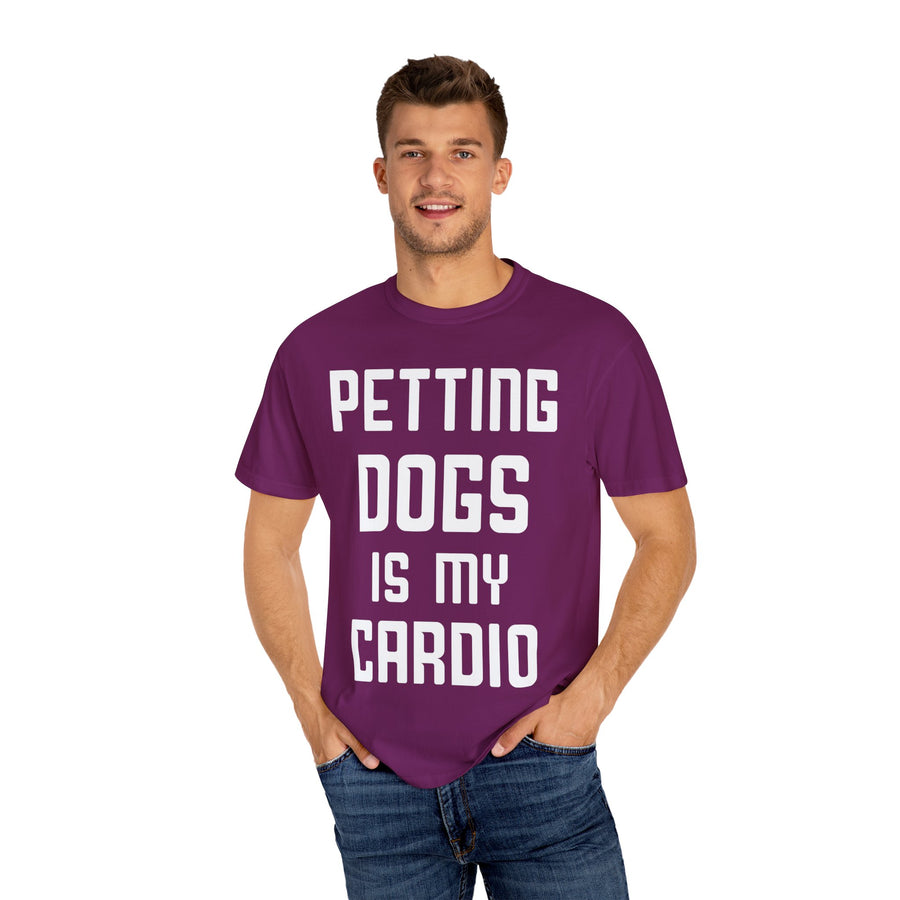 Pet Lover's Cardio T-Shirt - Dog Enthusiast Apparel, Gift for Dog Owners, Casual Wear, Fun Pet Sweatshirt, Unique Pet Lover Gift
