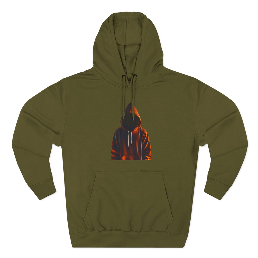 Cozy Three-Panel Fleece Hoodie for All Seasons, Unisex Graphic Sweatshirt, Casual Layering, Gifting for Friends & Family