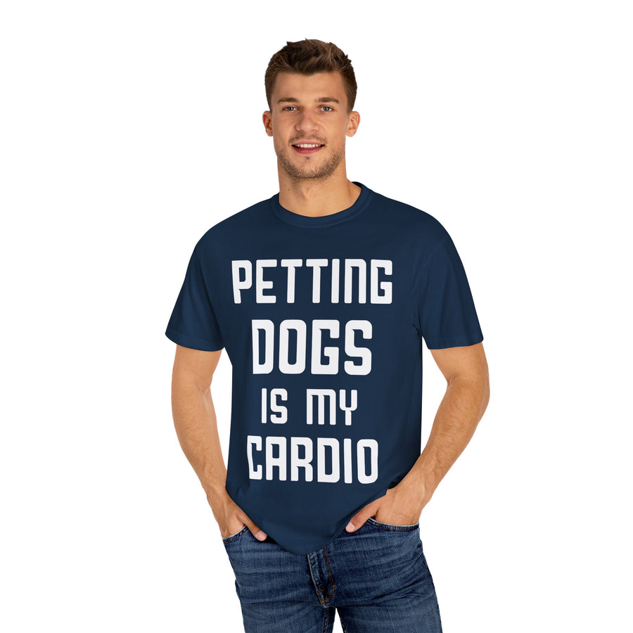 Pet Lover's Cardio T-Shirt - Dog Enthusiast Apparel, Gift for Dog Owners, Casual Wear, Fun Pet Sweatshirt, Unique Pet Lover Gift