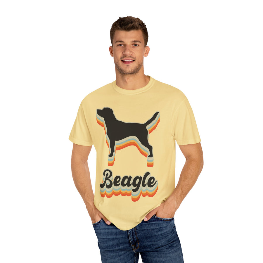 Retro Beagle Lover T-Shirt, Unisex Pet Lover Tee, Dog Themed Gift, Vintage Dog Graphic Shirt, Animal Enthusiast Apparel