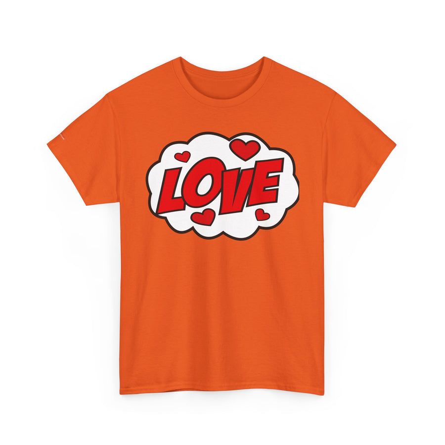 Unisex Love Graphic Tee | Valentine's Day Gift, Couple's Tee, Friends Gift, Casual Wear, Heart Design