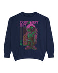 Garment-Dyed Sweatshirt - Street Art Inspired, Unisex, Cool Vibe, Perfect for Casual Wear, Gift for Art Lovers, Trendy Fashion Statement