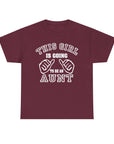 Aunt Announcement Unisex Heavy Cotton Tee, Pregnancy Reveal Shirt, Gift for New Aunts, Baby Shower Gift, Family Gathering Tee