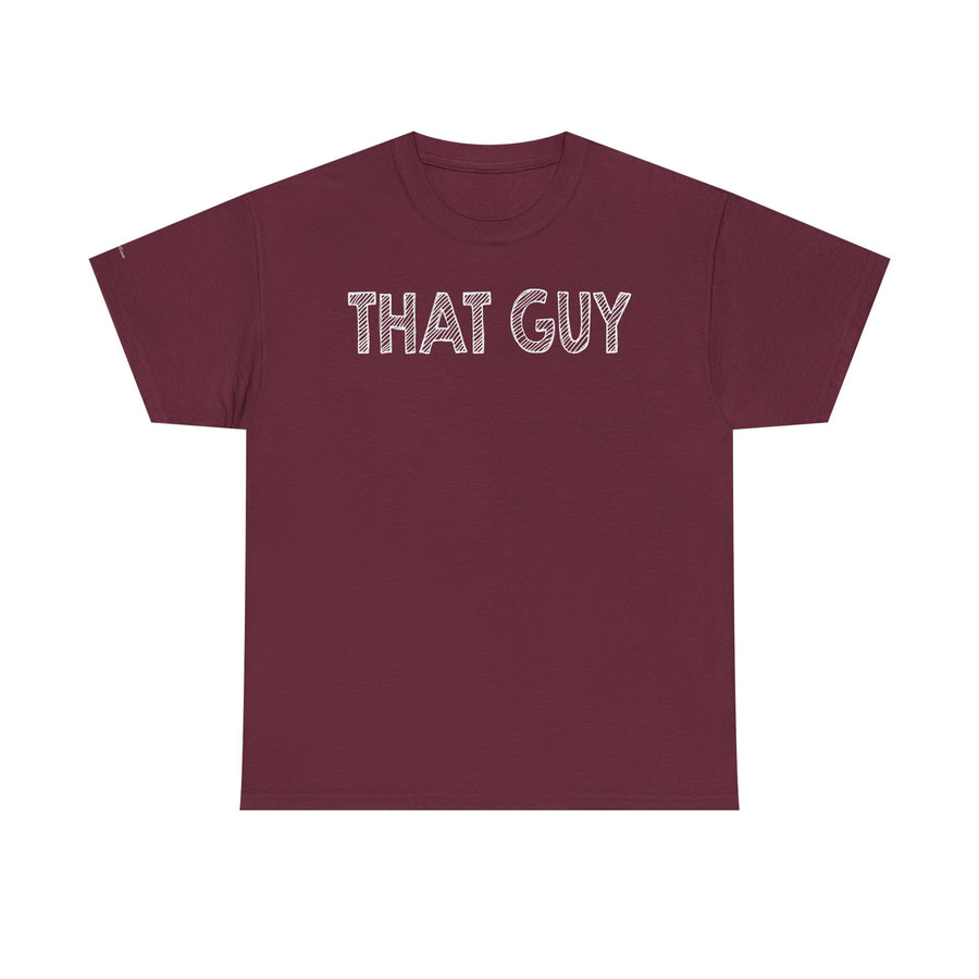 Graphic Tee - Bold & Confident 'THAT GUY' phrase on Black Shirt