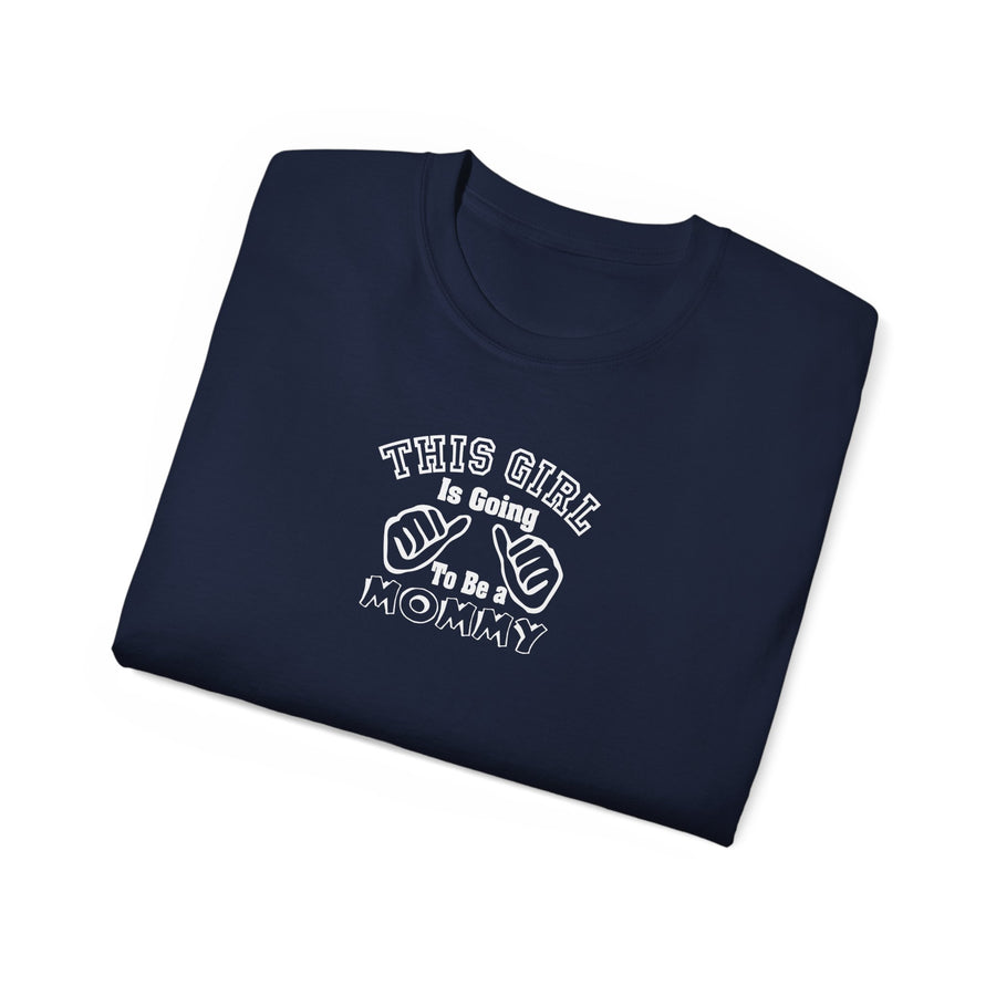 Stylish Fitness Tee for Moms, This Girl is Gaining Mommy Strength, Gift for Active Moms, Workout Shirt, Casual Wear, Unisex Cotton Tee