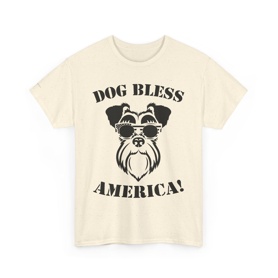 Dog Bless America Tee, Funny Dog Lover Shirt, Pet Owner Gift, Unisex Graphic Tee, Animal Lover Apparel, Casual Cotton T-Shirt