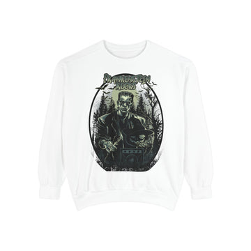 Zombie Pop Culture Sweatshirt, Unisex Garment-Dyed Pullover, Halloween Apparel, Vintage Style Crewneck, Gift for Horror Fans, Unique [...]