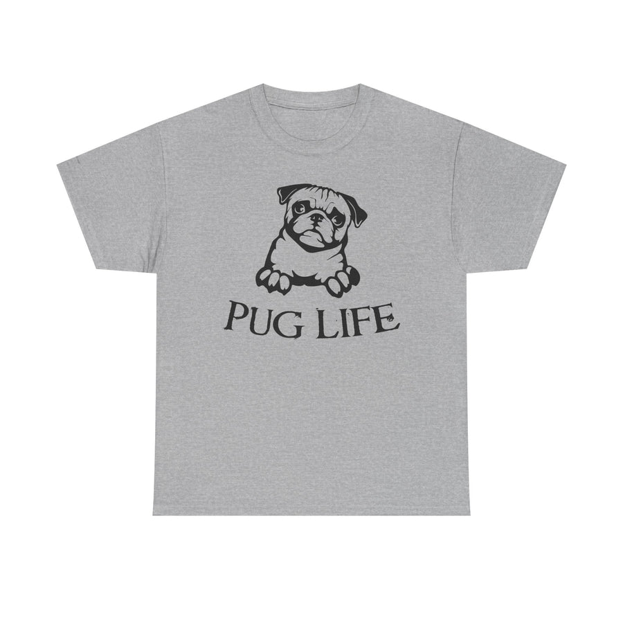 Pug Life Unisex Tee, Fun Pet Lover Shirt, Dog Mom Gift, Quirky Animal Graphic Tee, Casual Everyday Wear