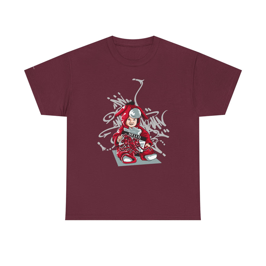 Urban Graffiti Unisex Tee, Stylish Cotton Tee, Streetwear T-Shirt, Trendy Graphic Tee, Casual Everyday Wear, Gift for Art Lovers