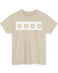 Playful Cat-Themed Unisex Heavy Cotton Tee, Funny Animal Shirt, Gift for Cat Lovers, Casual Wear, Perfect for Birthdays or Holidays