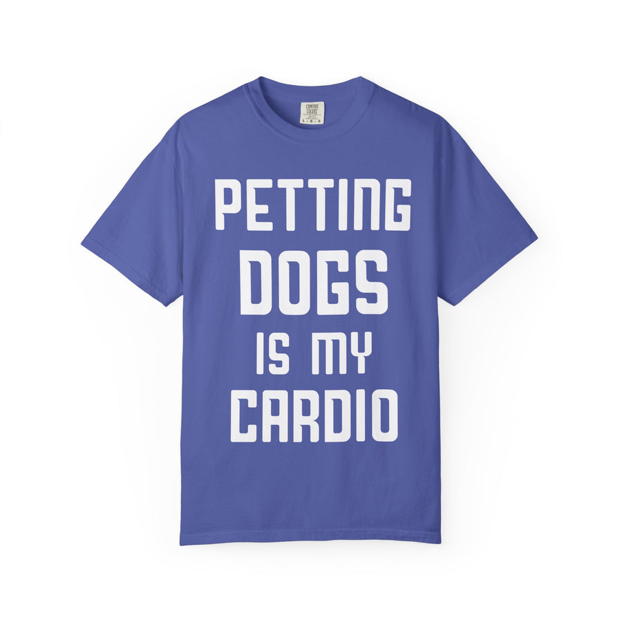 Pet Lover's Cardio T-Shirt - Dog Enthusiast Apparel, Gift for Dog Owners, Casual Wear, Fun Pet Sweatshirt, Unique Pet Lover Gift