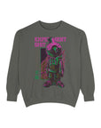 Garment-Dyed Sweatshirt - Street Art Inspired, Unisex, Cool Vibe, Perfect for Casual Wear, Gift for Art Lovers, Trendy Fashion Statement