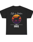 Retro Dog Lover Tee, Unisex Cotton T-Shirt, Gift for Dog Owners, Vintage Style Pet Apparel, Outdoor Adventure Shirt