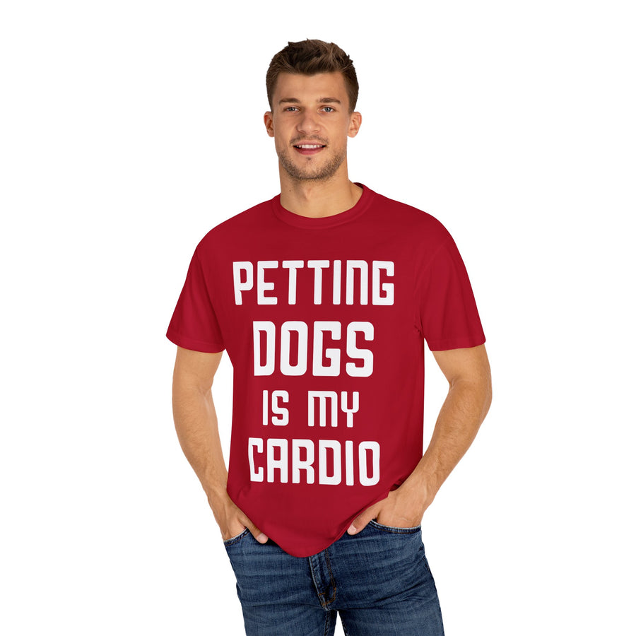 Pet Lover's Cardio T-Shirt - Dog Enthusiast Apparel, Gift for Dog Owners, Casual Wear, Fun Pet Sweatshirt, Unique Pet Lover Gift
