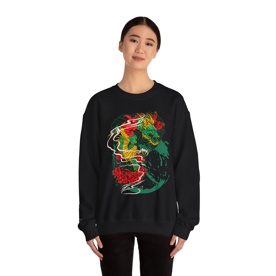Vibrant Unisex Crewneck Sweatshirt with Unique Artwork, Cozy Gift for Art Lovers, Statement Apparel, Ideal for Casual Wear, Unisex Sweater