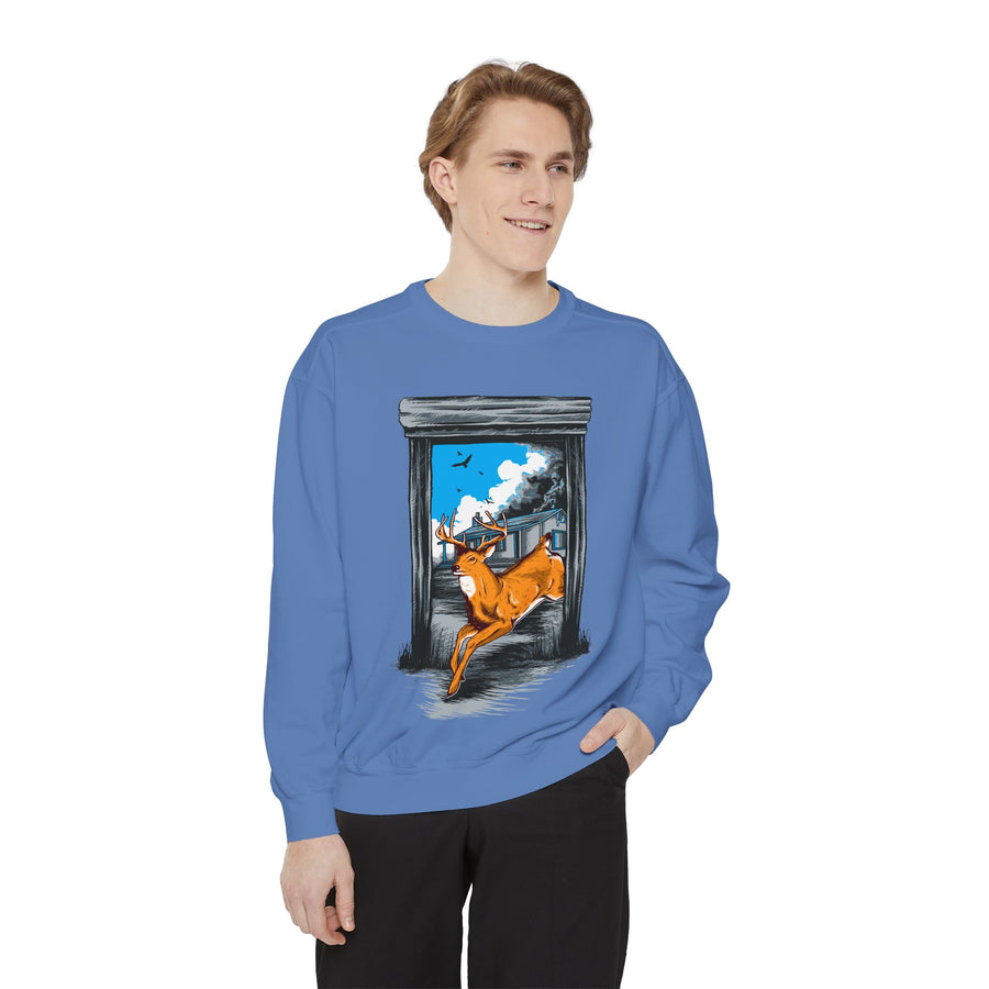 Unisex Adventure Sweatshirt - Cozy, Artistic Apparel for Nature Lovers, Perfect for Gifts, Birthdays, or Everyday Wear
