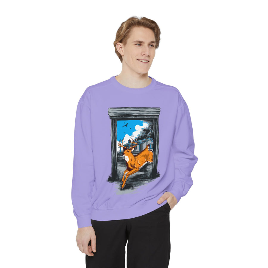 Unisex Adventure Sweatshirt - Cozy, Artistic Apparel for Nature Lovers, Perfect for Gifts, Birthdays, or Everyday Wear