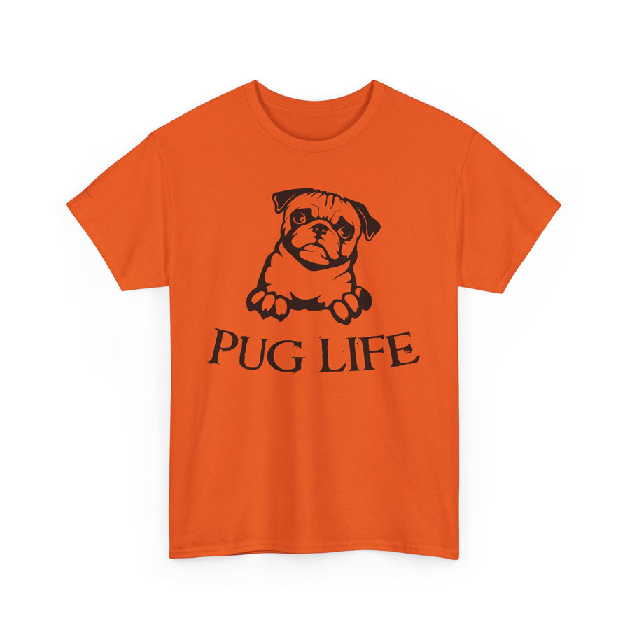 Pug Life Unisex Tee, Fun Pet Lover Shirt, Dog Mom Gift, Quirky Animal Graphic Tee, Casual Everyday Wear