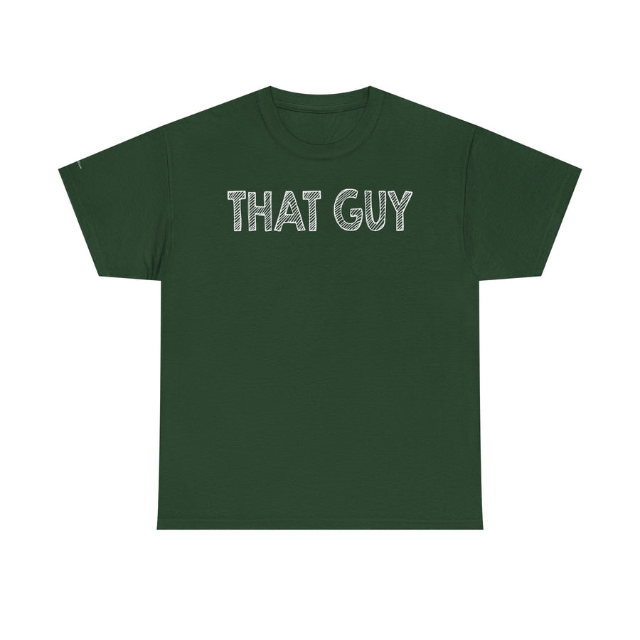 Graphic Tee - Bold & Confident 'THAT GUY' phrase on Black Shirt