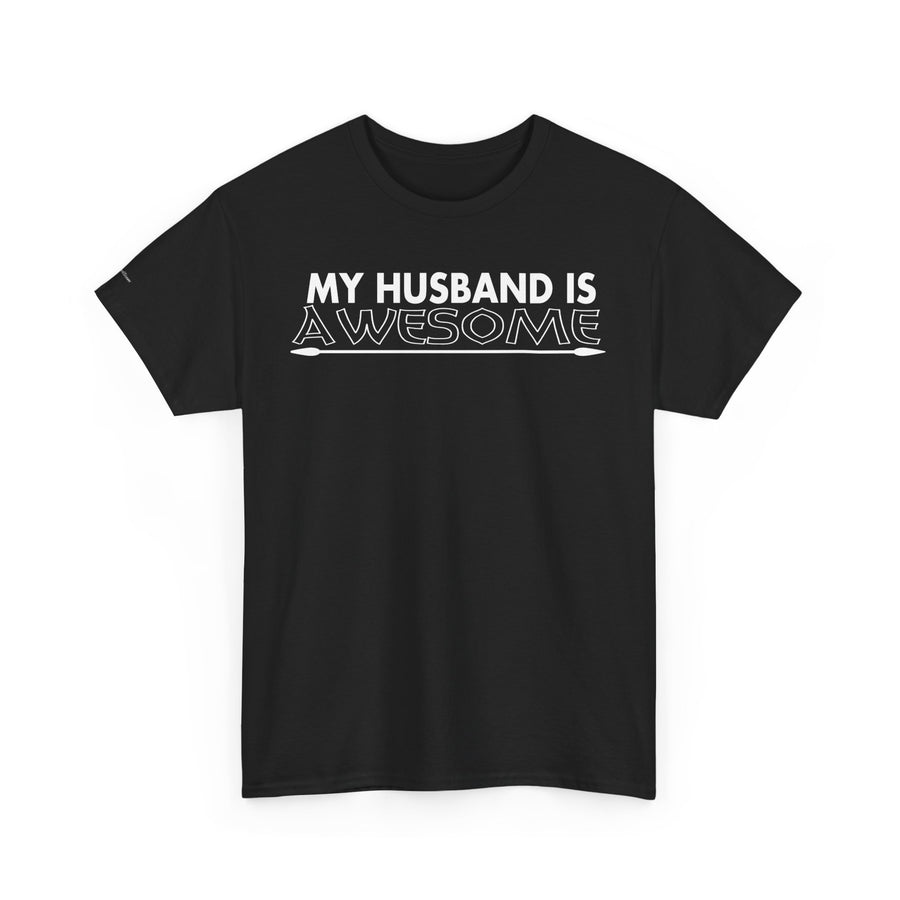 Awesome Husband Unisex Tee - Playful Typography Design