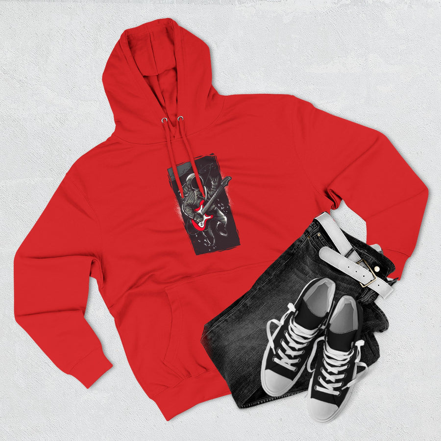 Rock Your Style Three-Panel Fleece Hoodie - Perfect for Concerts, Casual Wear, Gifts for Musicians, Cozy Layering, Unisex Fashion