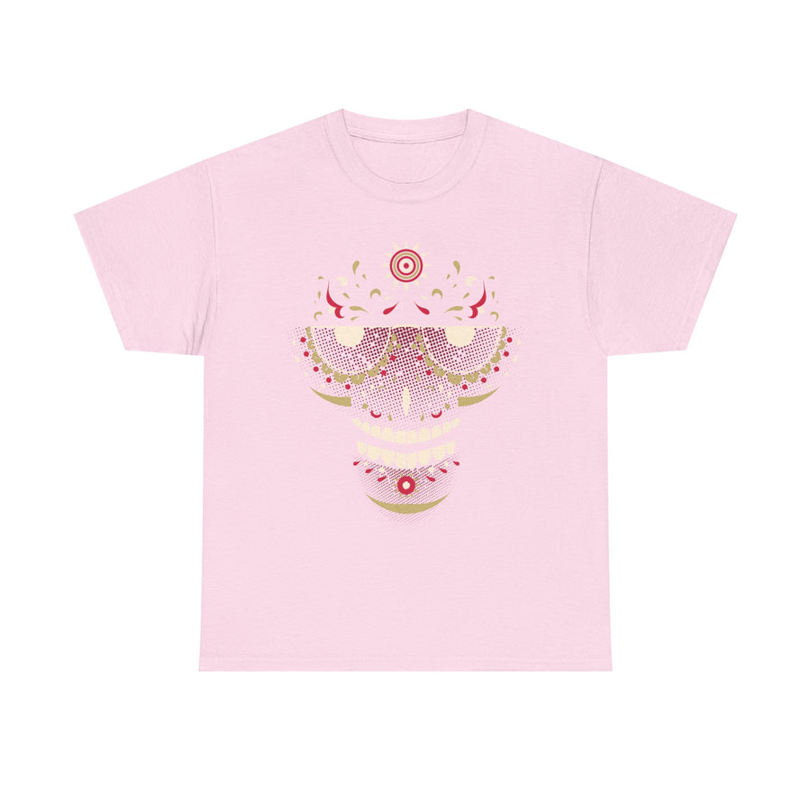 Sugar Skull Graphic Tee, Unisex T-Shirt for Day of the Dead, Halloween, Festive Casual Wear, Unique Gift Idea