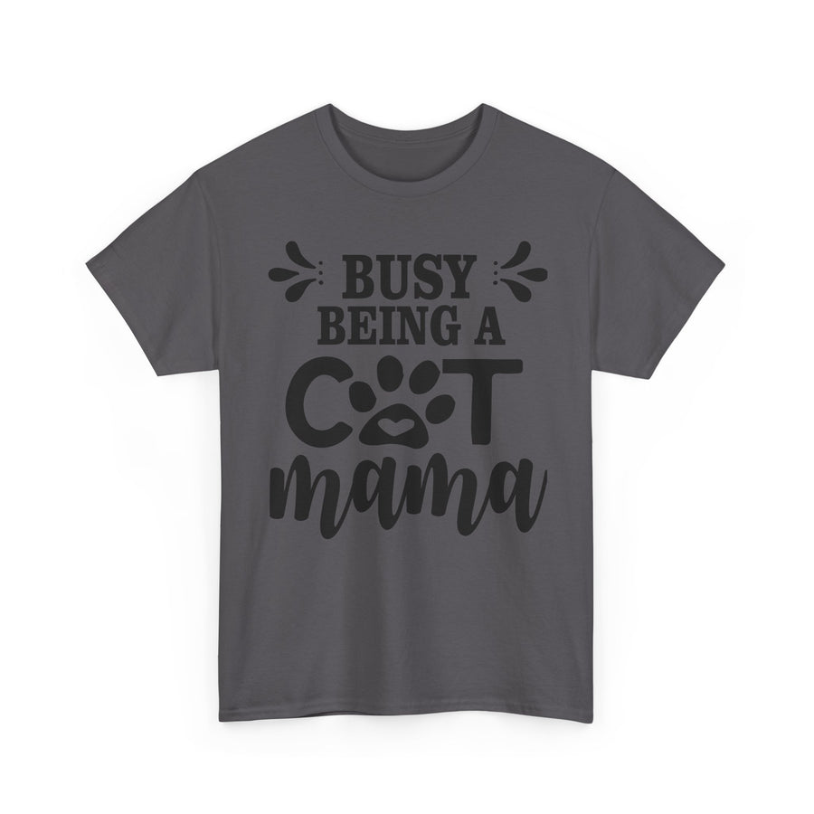Busy Being a Cat Mama Unisex Heavy Cotton Tee, Cute Cat Lover Shirt, Gifts for Cat Moms, Pet Owner Apparel, Animal Lovers Tee, Unique [...]