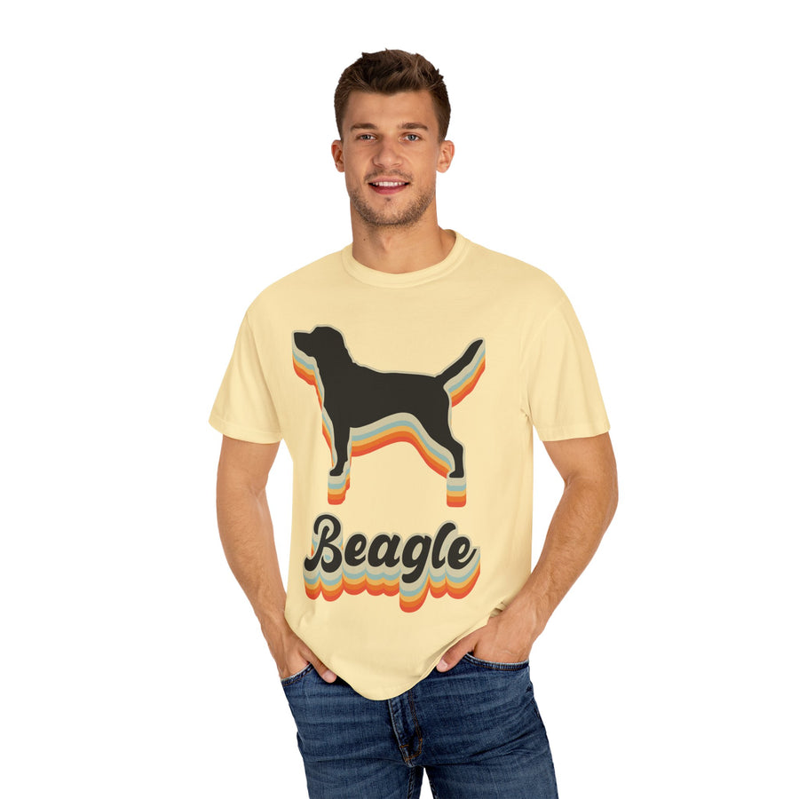 Retro Beagle Lover T-Shirt, Unisex Pet Lover Tee, Dog Themed Gift, Vintage Dog Graphic Shirt, Animal Enthusiast Apparel
