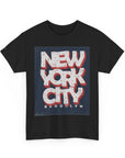 New York City Graphic Tee, Urban Streetwear, Gift for Travelers, Unisex Cotton T-Shirt, Casual Daily Wear