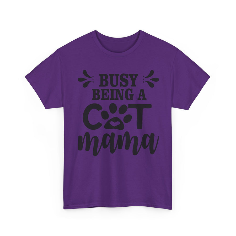 Busy Being a Cat Mama Unisex Heavy Cotton Tee, Cute Cat Lover Shirt, Gifts for Cat Moms, Pet Owner Apparel, Animal Lovers Tee, Unique [...]
