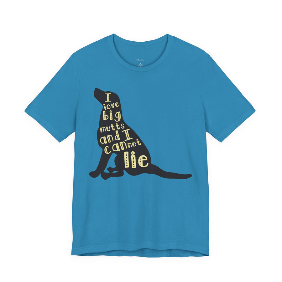 Dog Lover Graphic Tee - I Love Big Mutts, Unisex Shirt, Pet Gift, Casual Wear, Animal Lover Apparel, Birthday Gift