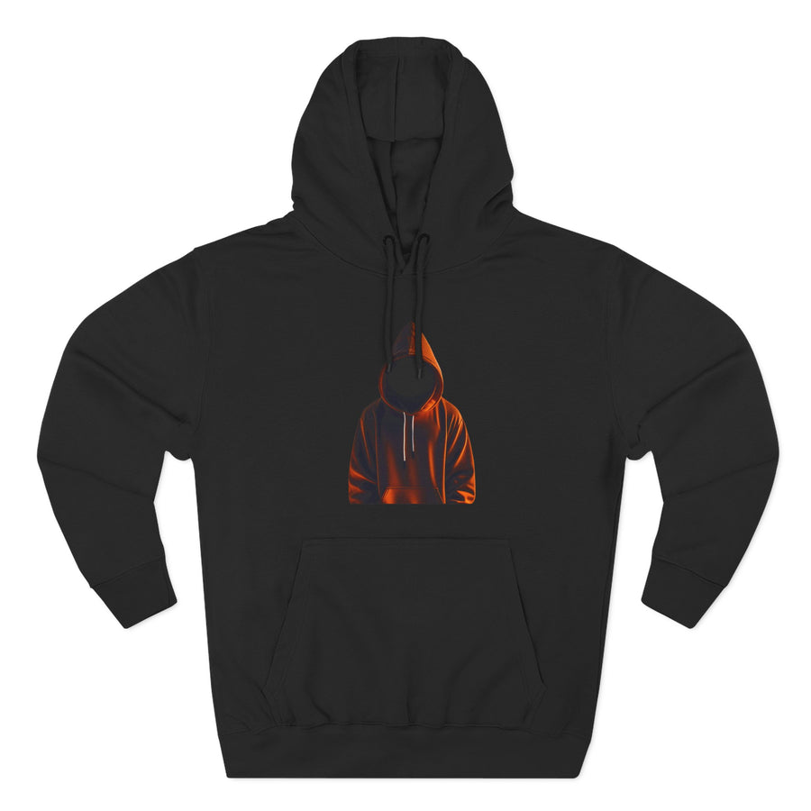 Cozy Three-Panel Fleece Hoodie for All Seasons, Unisex Graphic Sweatshirt, Casual Layering, Gifting for Friends & Family