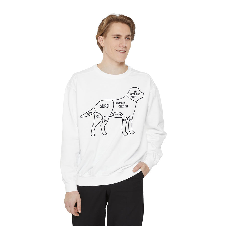 Pet Anatomy Sweatshirt, Unisex Cozy Top, Dog Lover Gift, Funny Animal Apparel, Casual Sweatshirt, Gift for Dog Owners