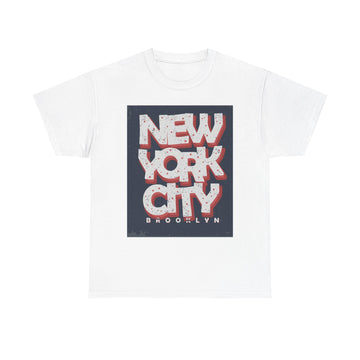New York City Graphic Tee, Urban Streetwear, Gift for Travelers, Unisex Cotton T-Shirt, Casual Daily Wear