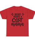 Busy Being a Cat Mama Unisex Heavy Cotton Tee, Cute Cat Lover Shirt, Gifts for Cat Moms, Pet Owner Apparel, Animal Lovers Tee, Unique [...]