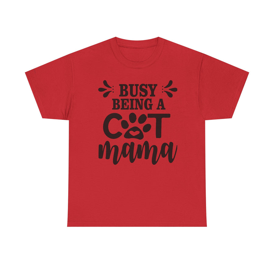 Busy Being a Cat Mama Unisex Heavy Cotton Tee, Cute Cat Lover Shirt, Gifts for Cat Moms, Pet Owner Apparel, Animal Lovers Tee, Unique [...]
