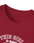 Stylish Fitness Tee for Moms, This Girl is Gaining Mommy Strength, Gift for Active Moms, Workout Shirt, Casual Wear, Unisex Cotton Tee