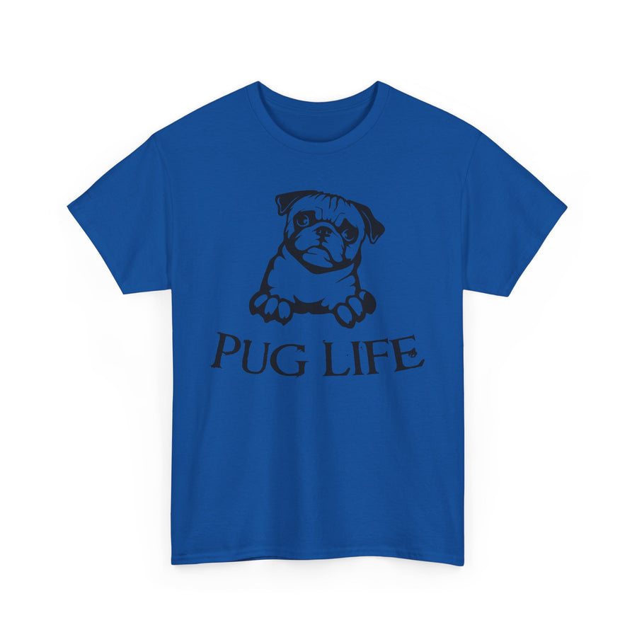 Pug Life Unisex Tee, Fun Pet Lover Shirt, Dog Mom Gift, Quirky Animal Graphic Tee, Casual Everyday Wear